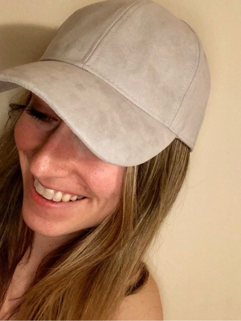 Suede Gray Women’s Baseball Cap
